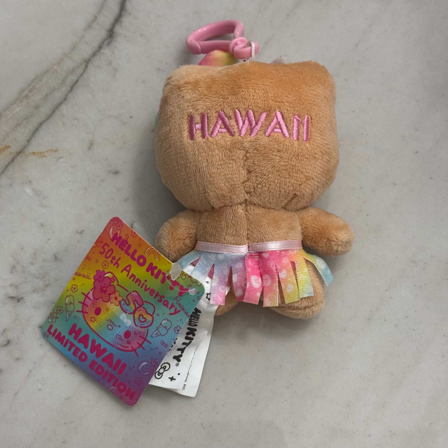 Hello Kitty Hawaii Exclusive 50th Anniversary Keychain