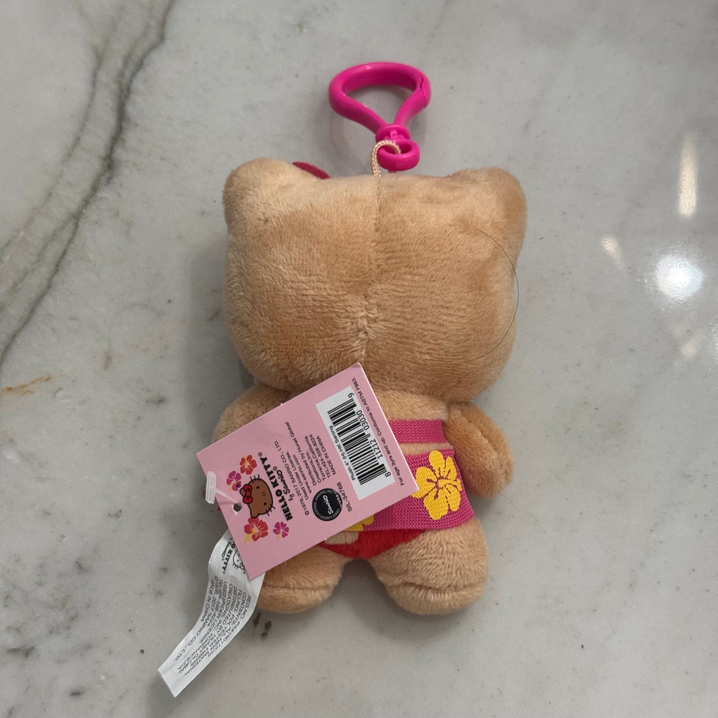 Hello Kitty Hawaii Exclusive Keychain Pink Bikini