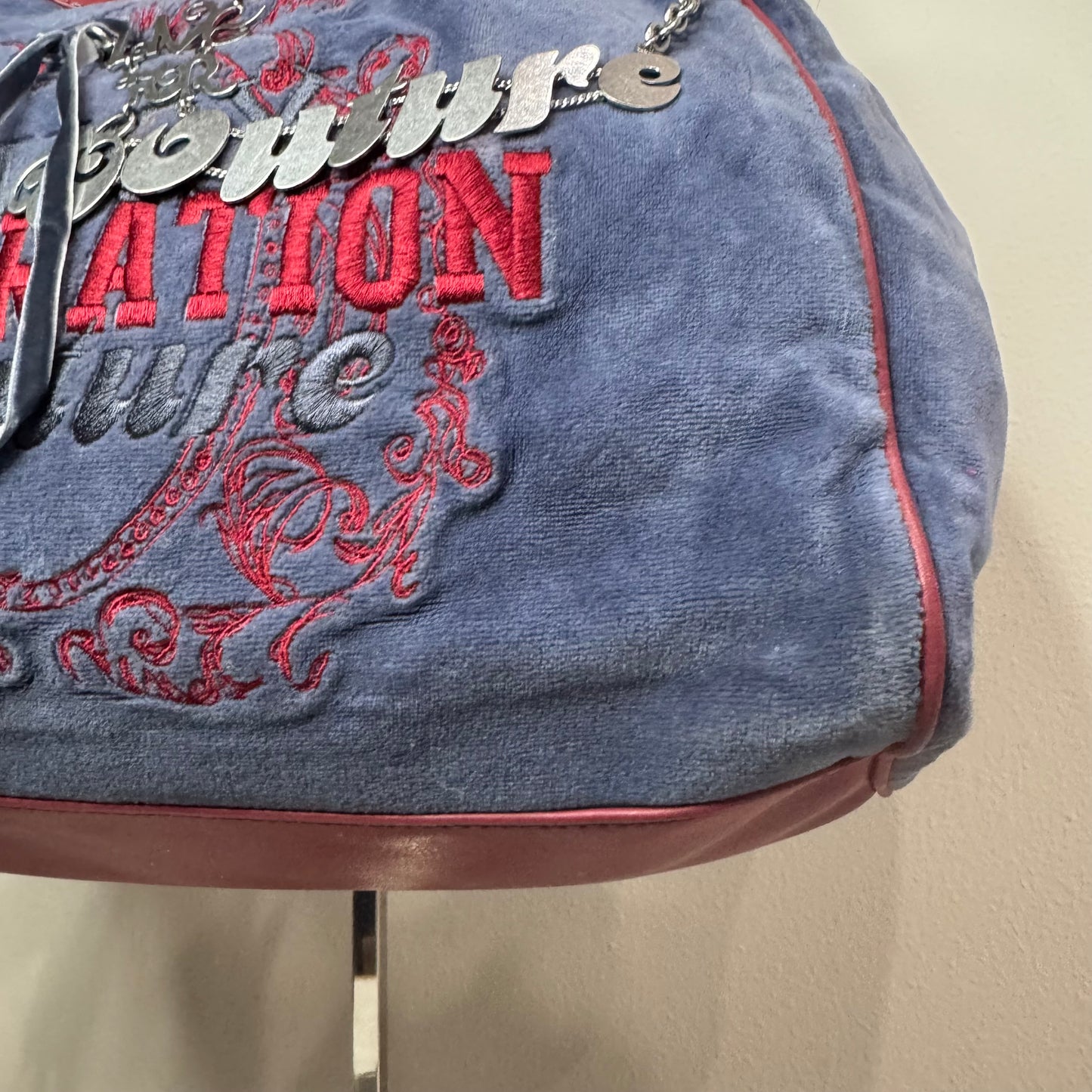 Vintage Wine Burgundy Blue Juicy Couture Generation Daydreamer