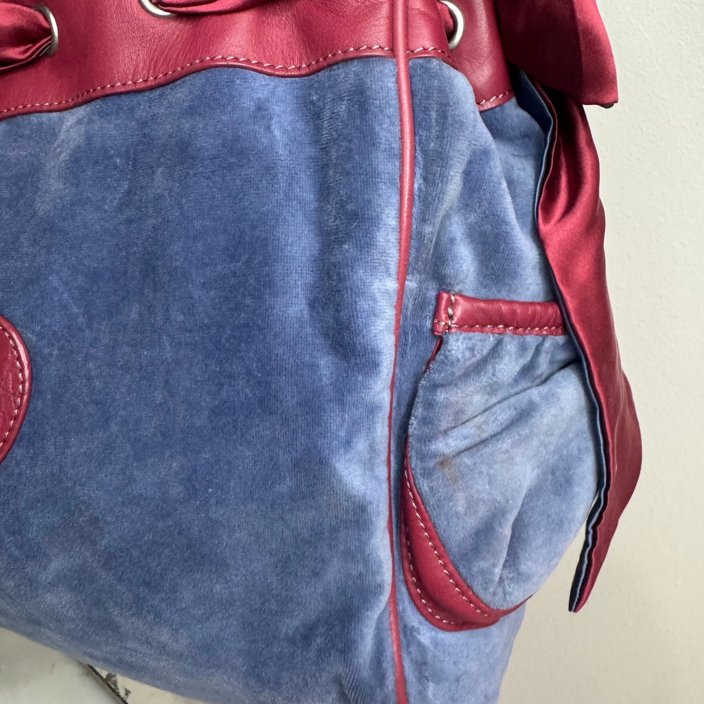 Vintage Wine Burgundy Blue Juicy Couture Generation Daydreamer