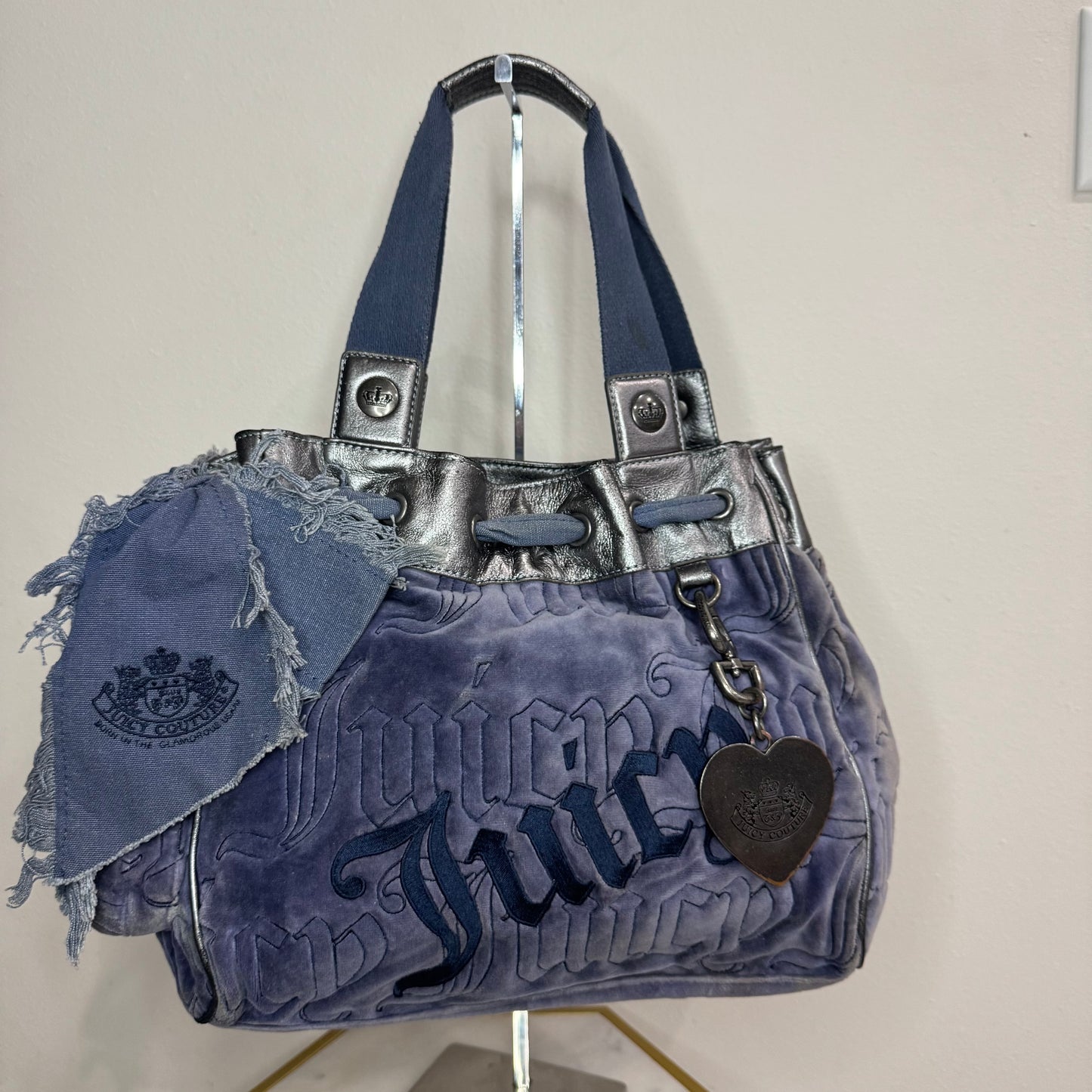Vintage Juicy Couture Blue Silver Daydreamer