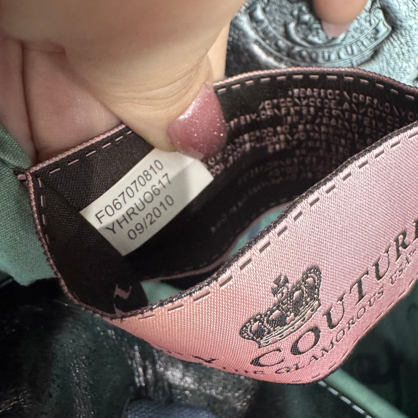 Vintage Juicy Couture Blue Silver Daydreamer