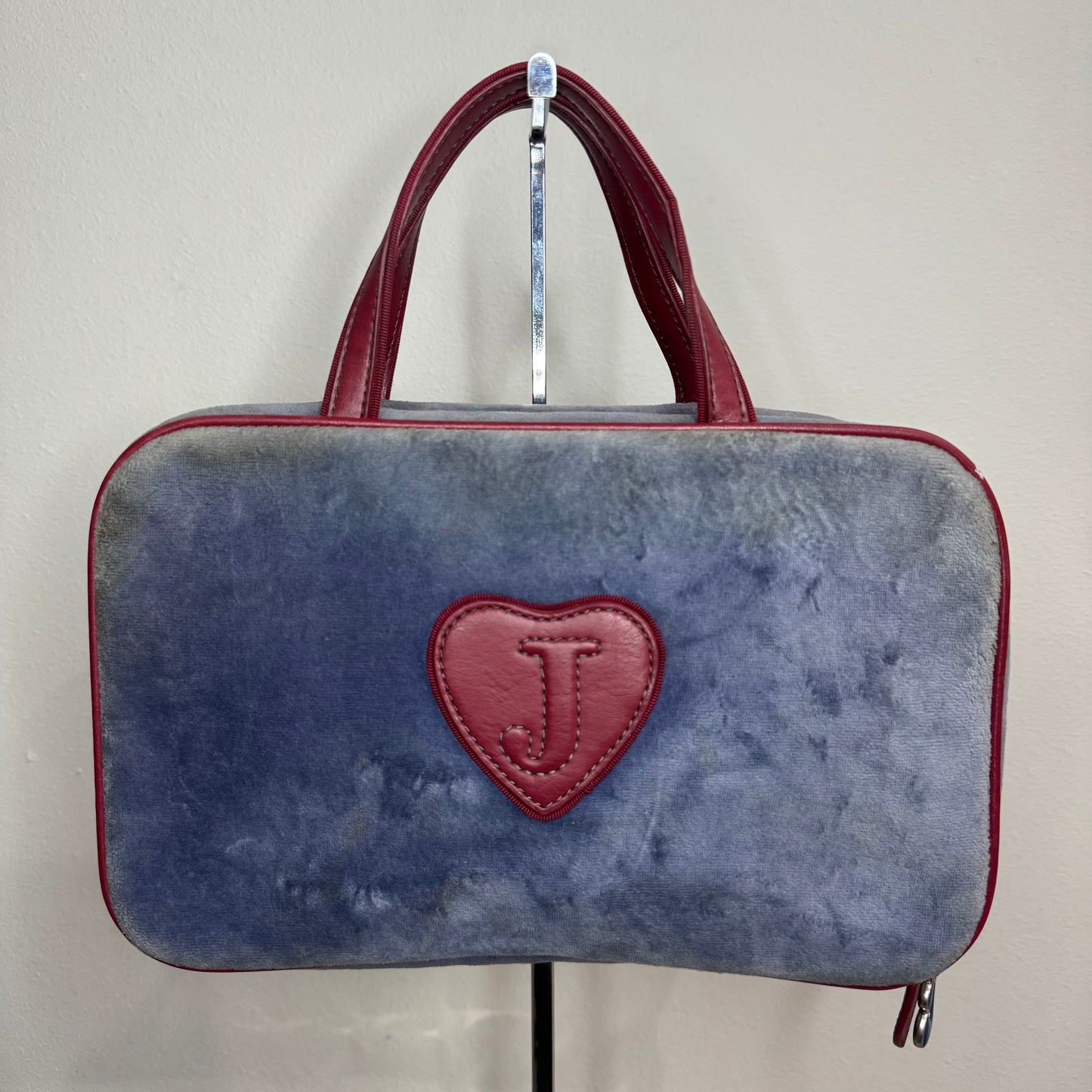 Vintage Juicy Couture Wine and Blue Travel Case