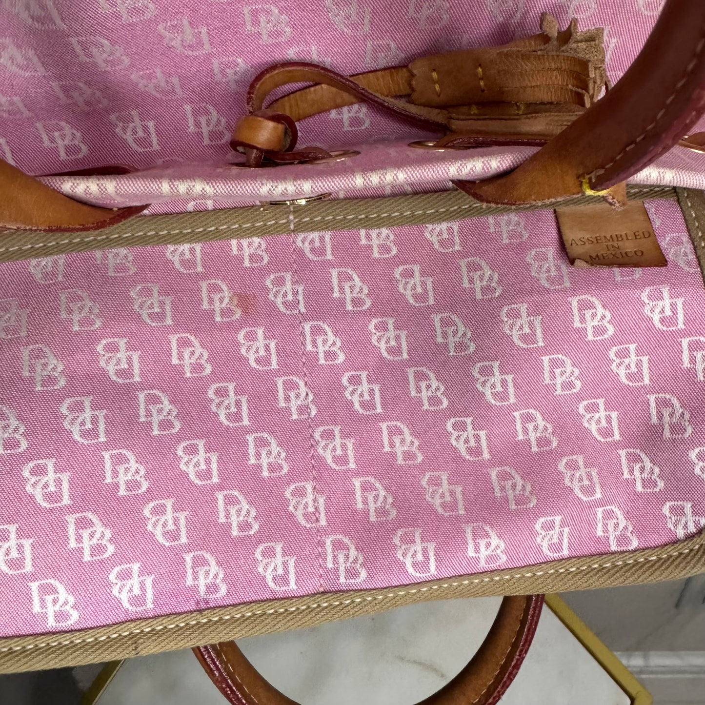 Vintage Dooney and Bourke Tassel Tote