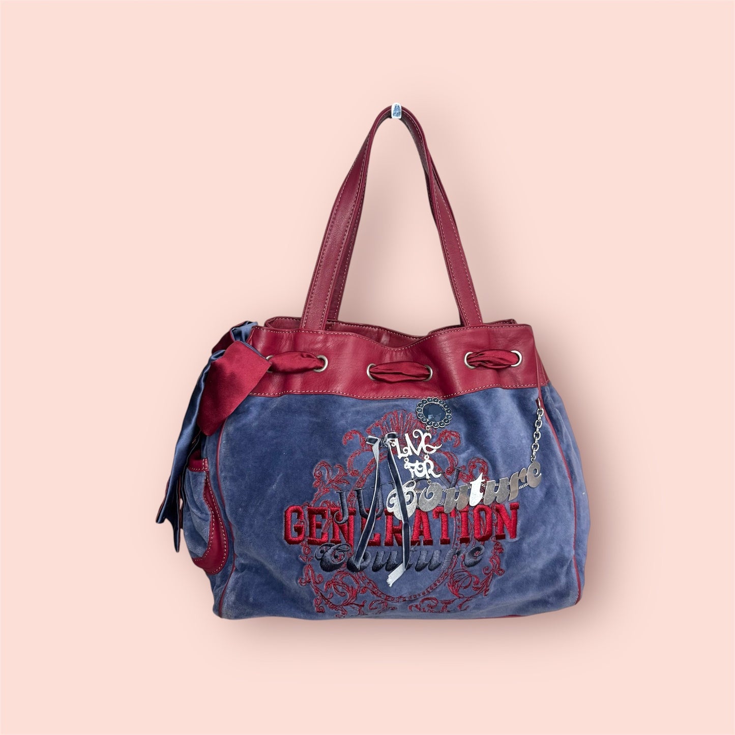 Vintage Wine Burgundy Blue Juicy Couture Generation Daydreamer