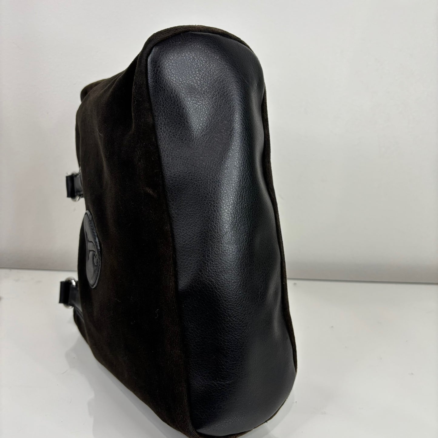 Vintage Juicy Couture Brown Velour Scottie Tote