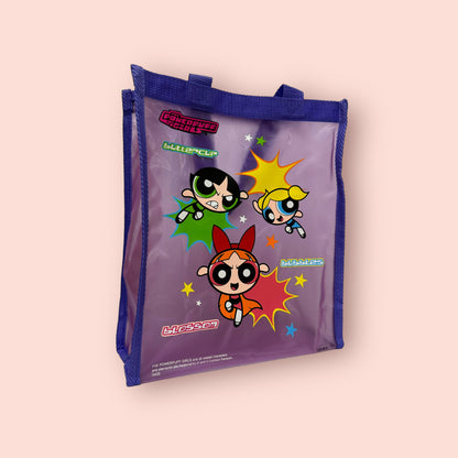 Vintage NWT Powerpuff Girls Purple Tote Bag