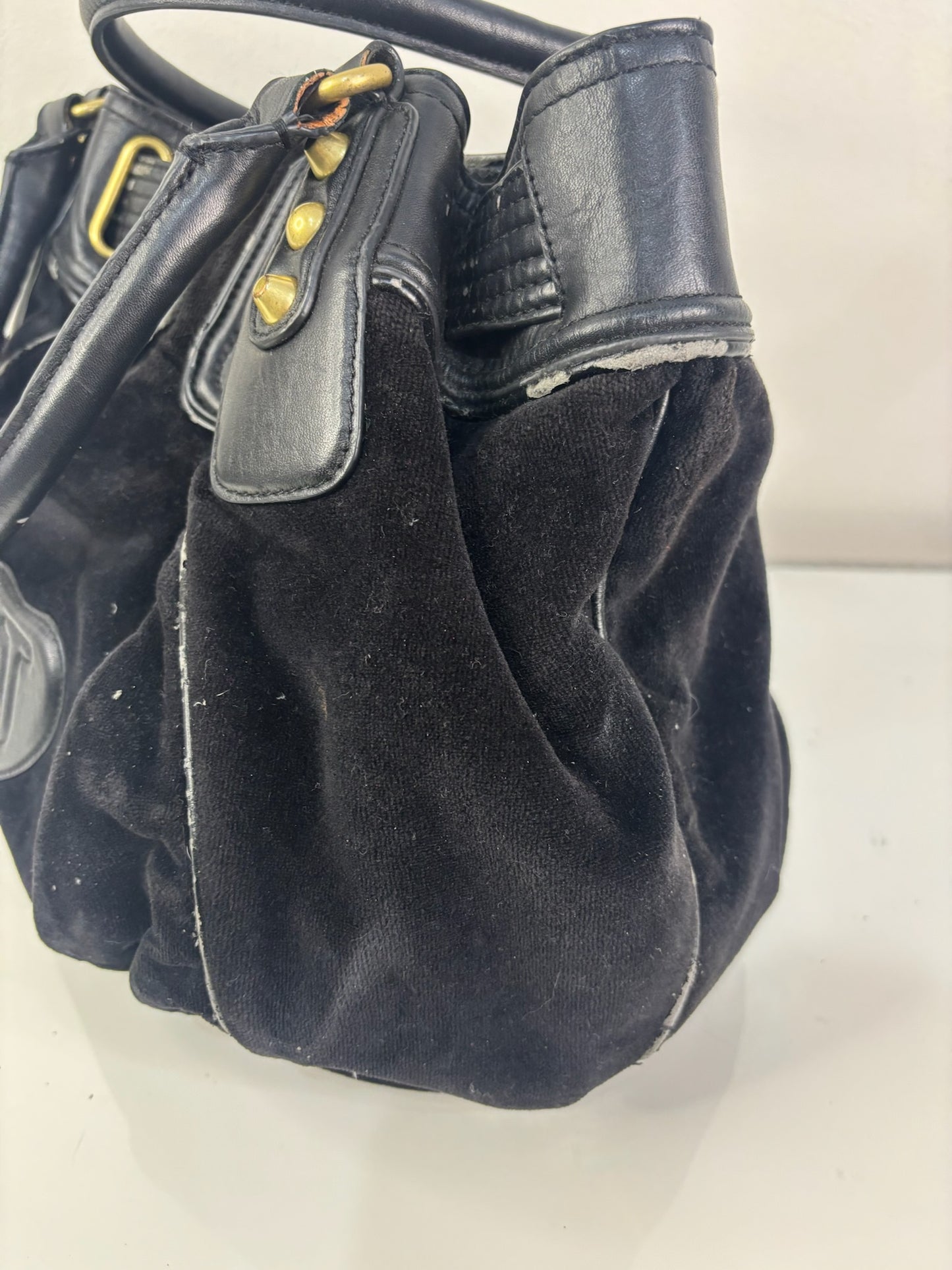 Juicy Couture Vintage Scottie Black Satchel