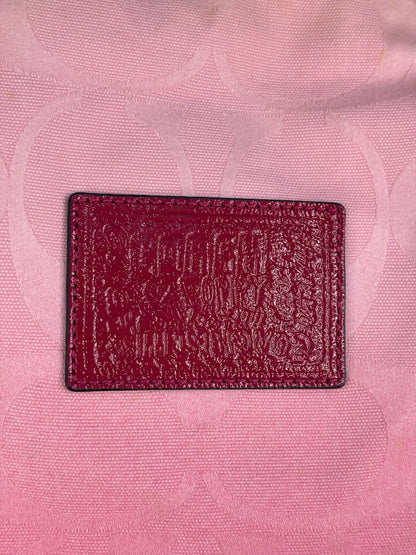 Coach Poppy Pink Tote RARE