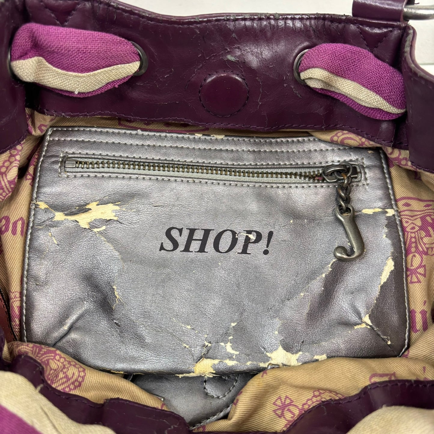 Vintage Juicy Couture Purple Velour Daydreamer Bag