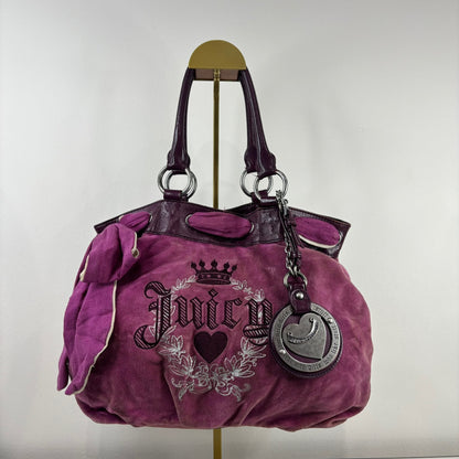 Vintage Juicy Couture Purple Velour Daydreamer Bag