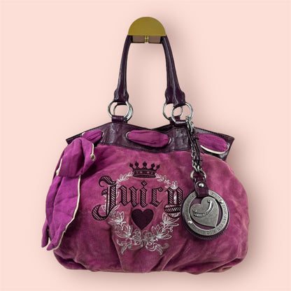Vintage Juicy Couture Purple Velour Daydreamer Bag
