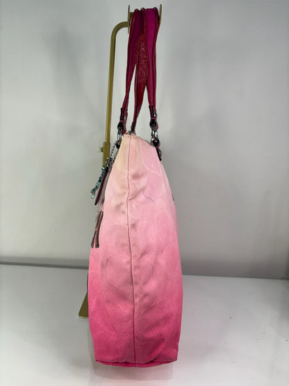 Coach Poppy Pink Tote RARE