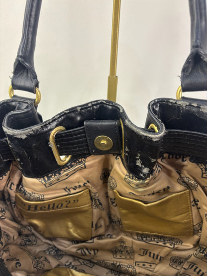 Juicy Couture Vintage Scottie Black Satchel