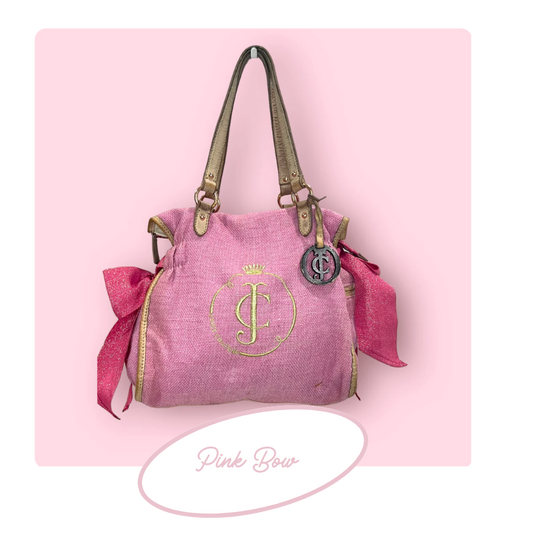 Vintage Juicy Couture Pink Bow Bag