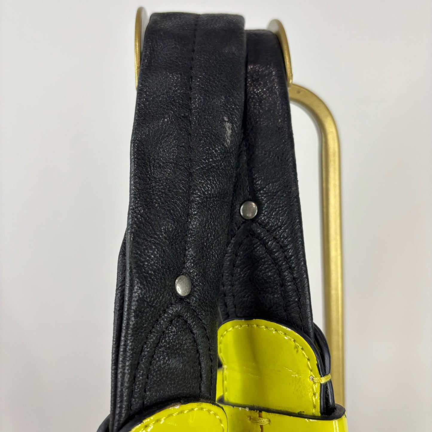 Vintage Juicy Couture Brown and Yellow Satchel