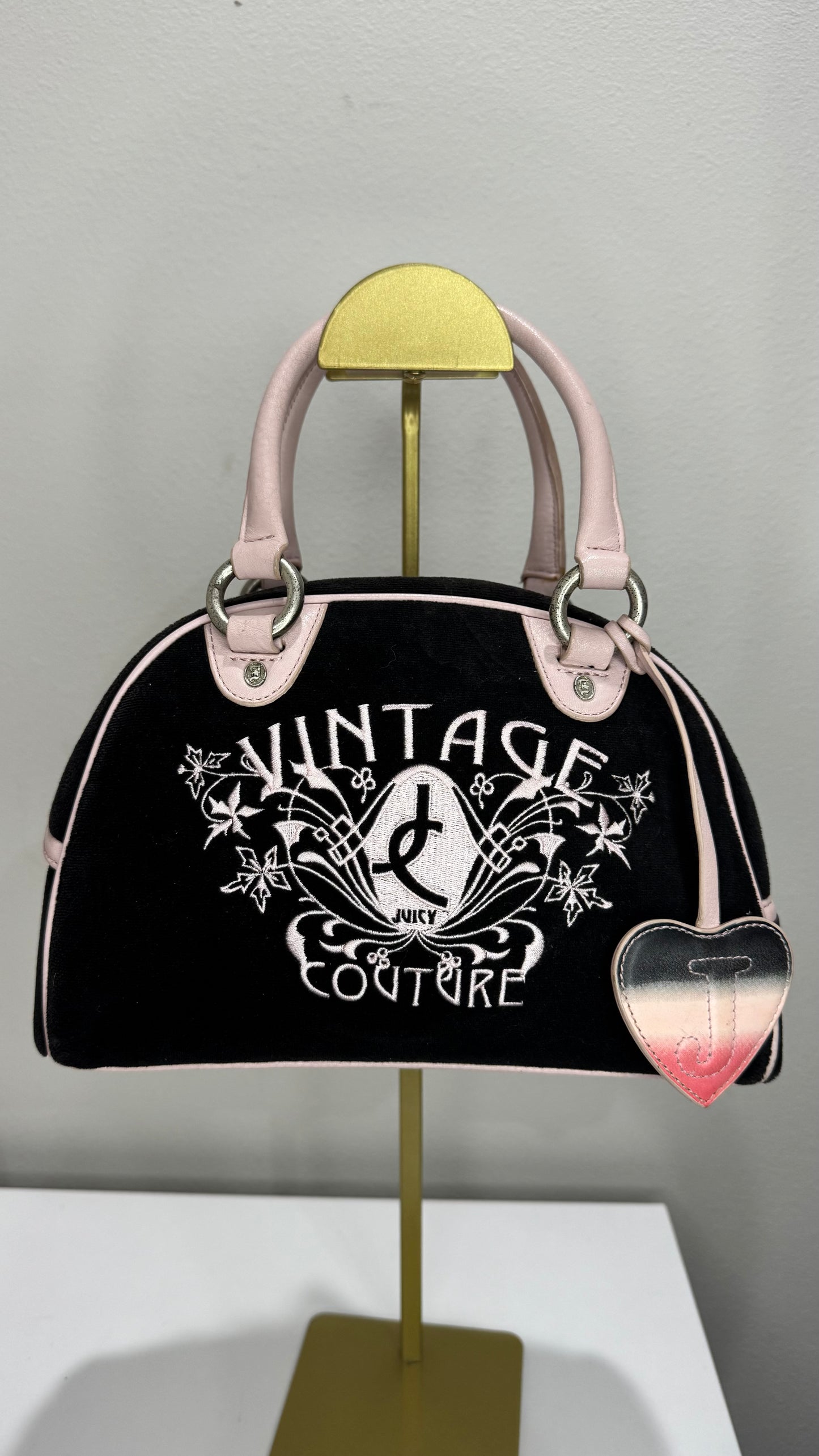 Vintage Juicy Couture Black Bowler Bag