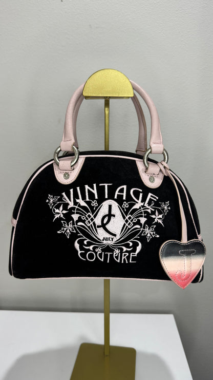 Vintage Juicy Couture Black Bowler Bag
