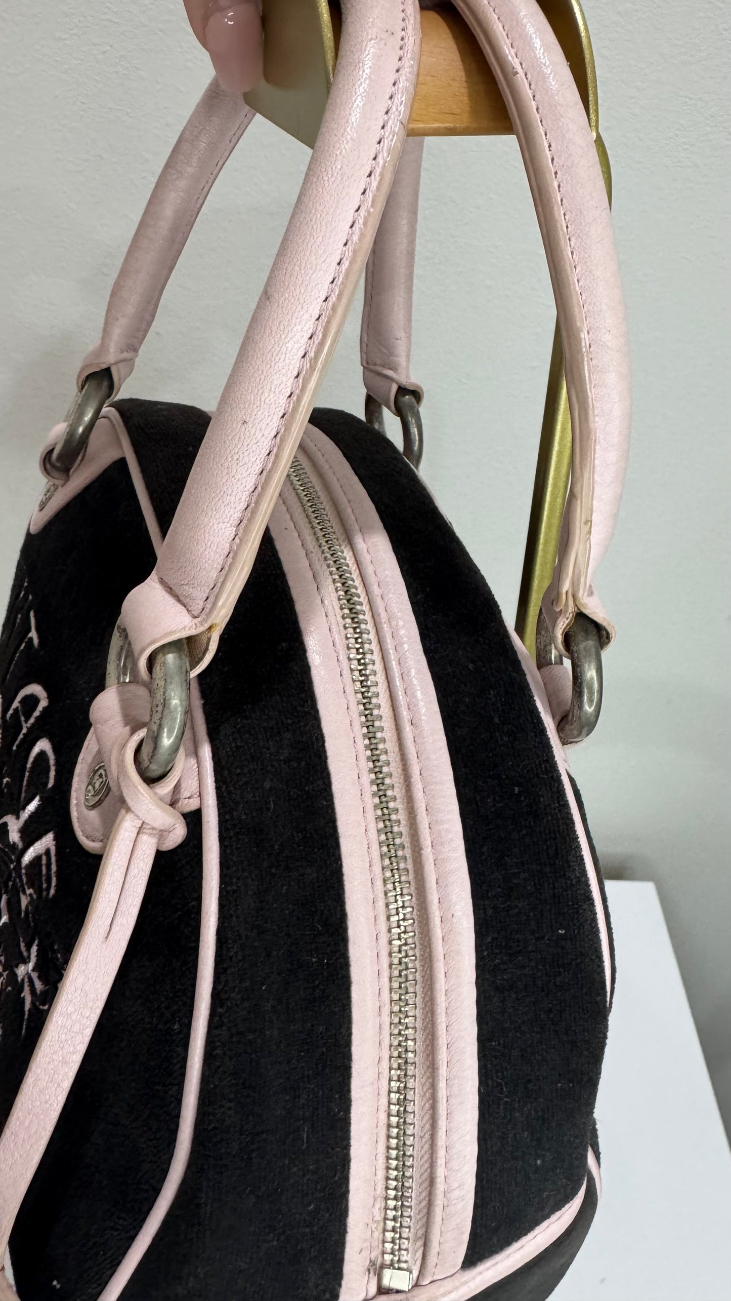 Vintage Juicy Couture Black Bowler Bag