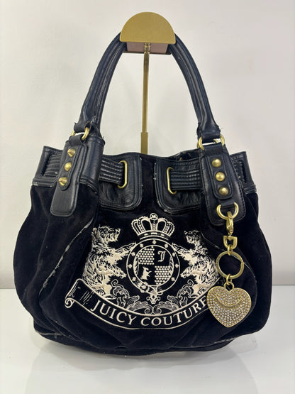 Juicy Couture Vintage Scottie Black Satchel