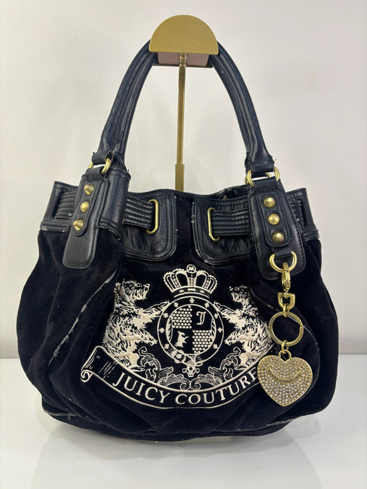 Juicy Couture Vintage Scottie Black Satchel