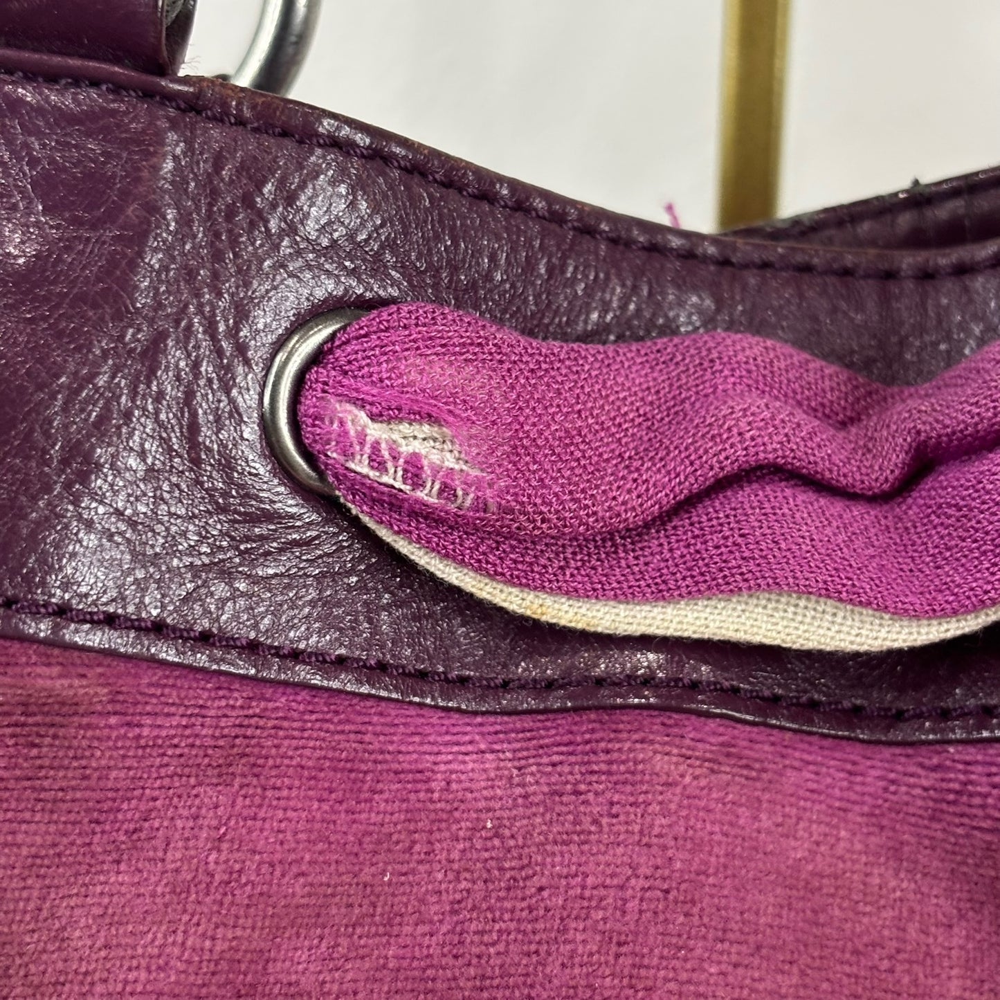 Vintage Juicy Couture Purple Velour Daydreamer Bag