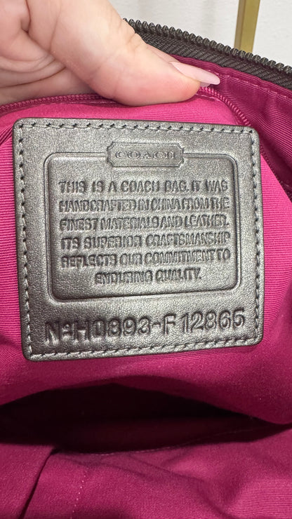 Coach Vintage Y2K Pink Purple Patchwork Shoulder Bag