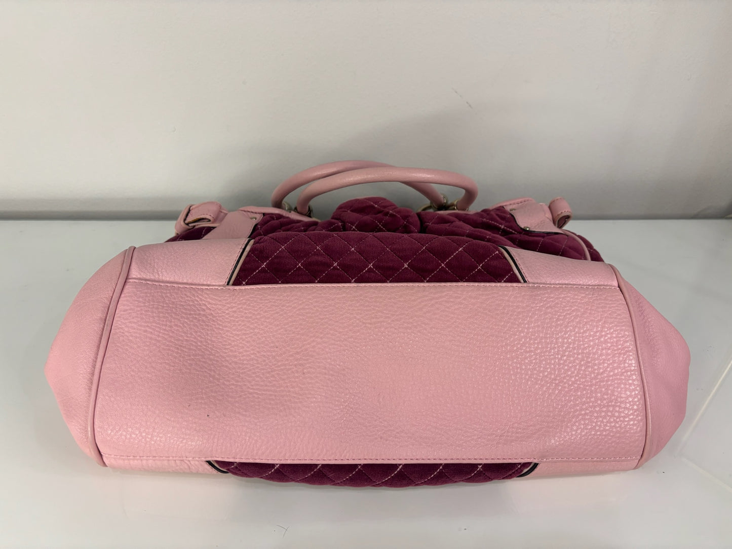 Rare Vintage Juicy Couture Quilted Pink Bag