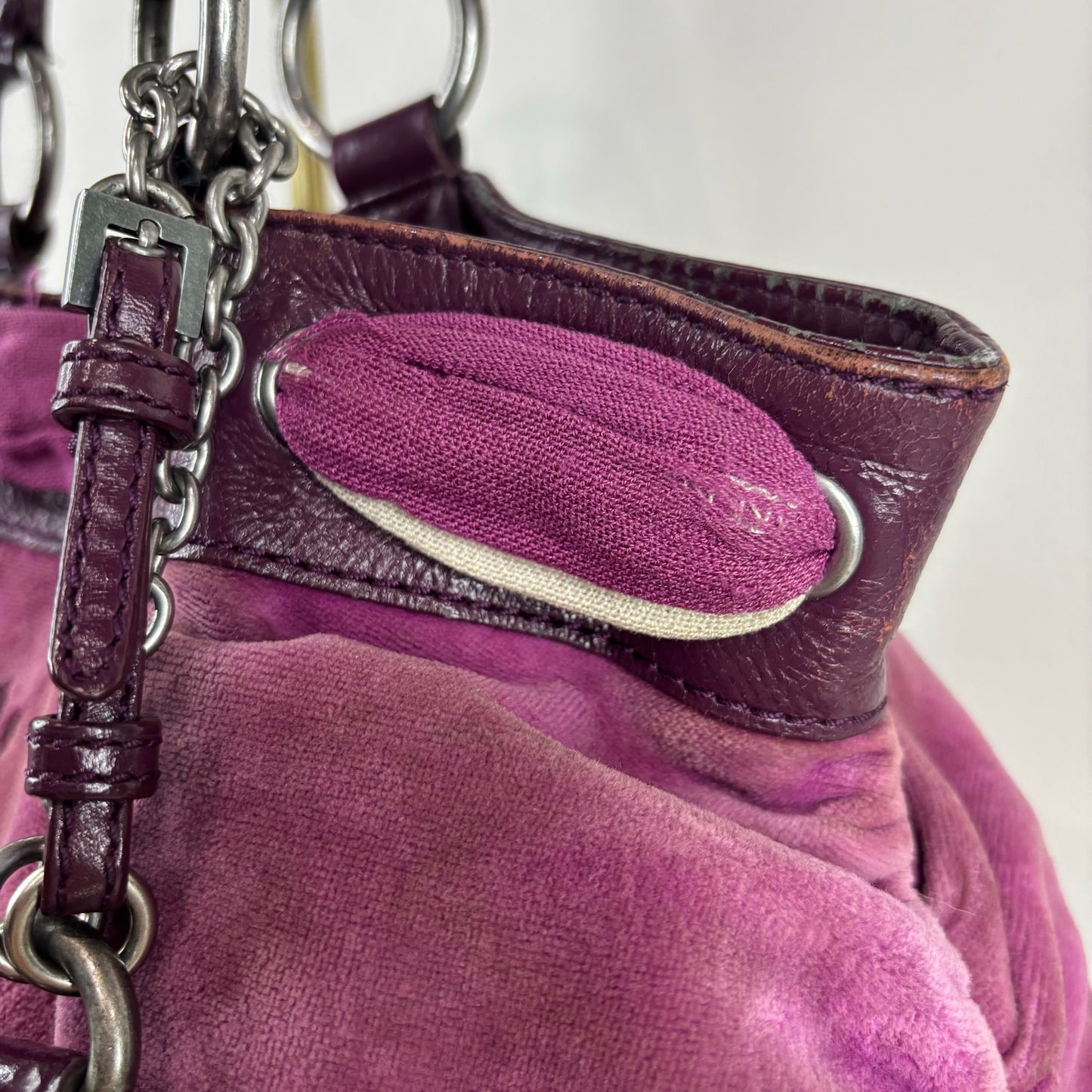 Vintage Juicy Couture Purple Velour Daydreamer Bag