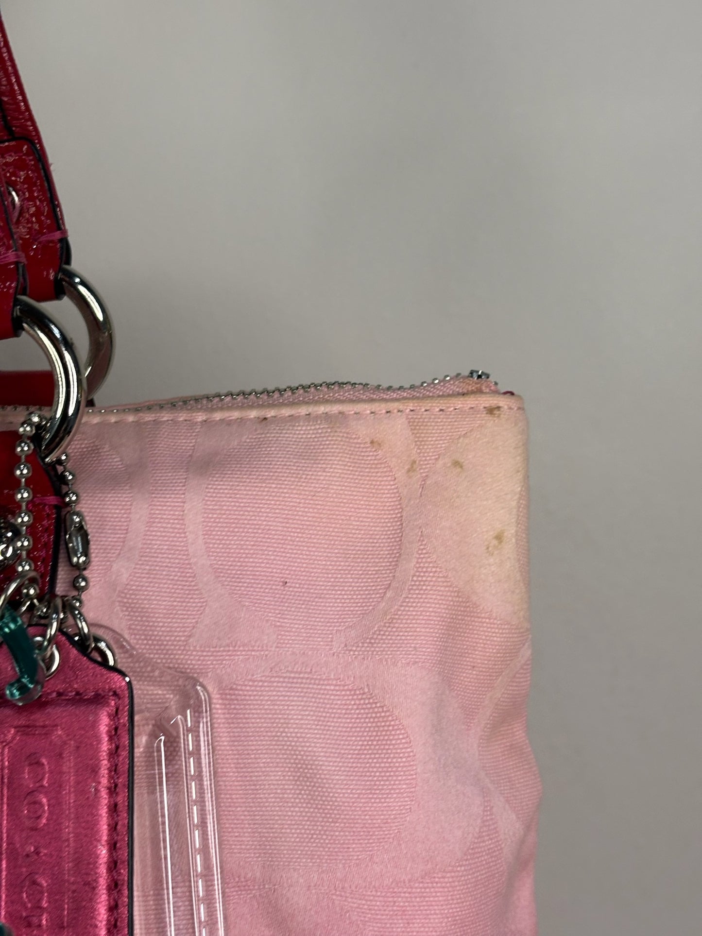 Coach Poppy Pink Tote RARE