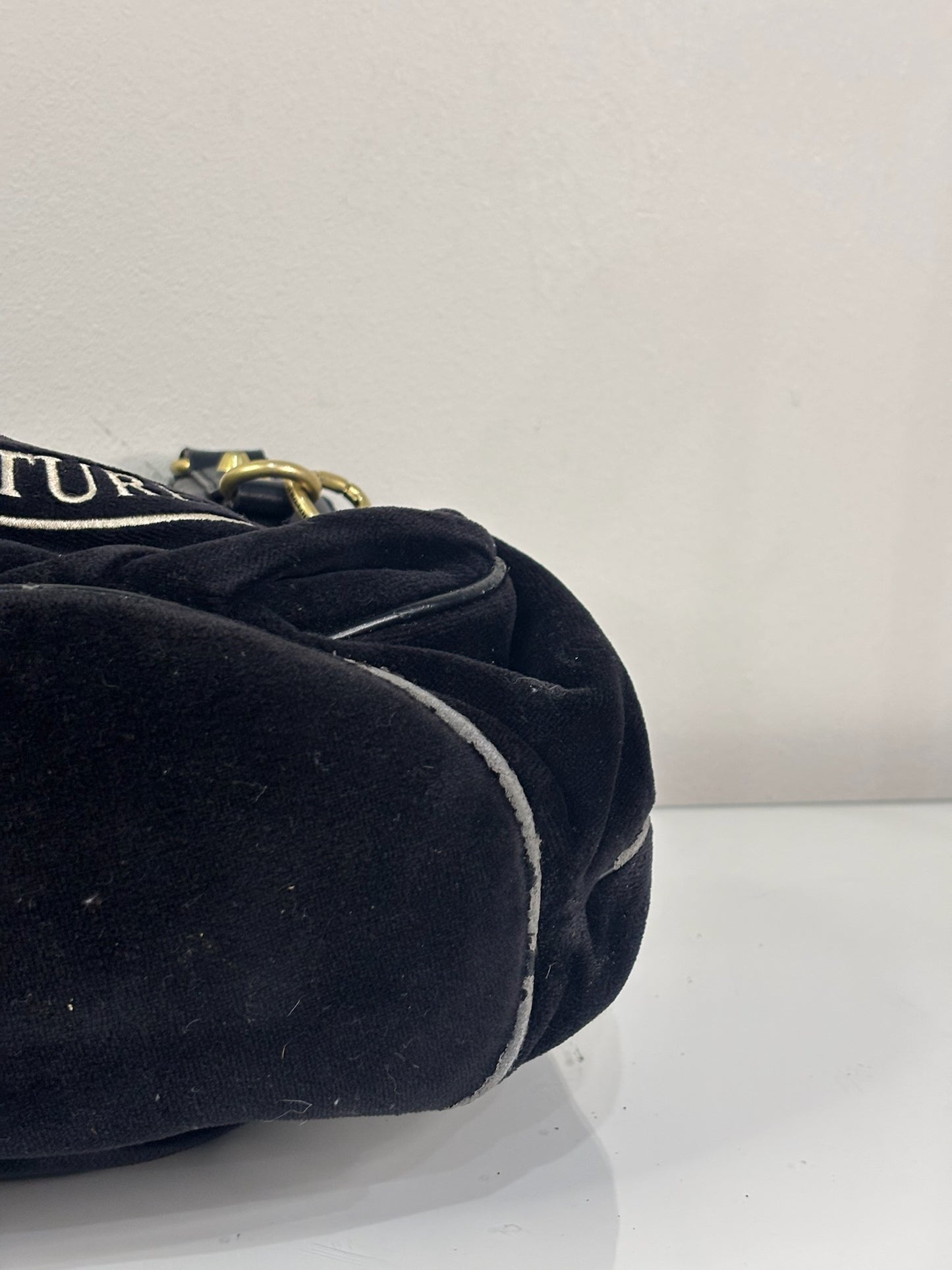 Juicy Couture Vintage Scottie Black Satchel