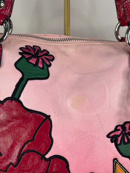 Coach Poppy Pink Tote RARE