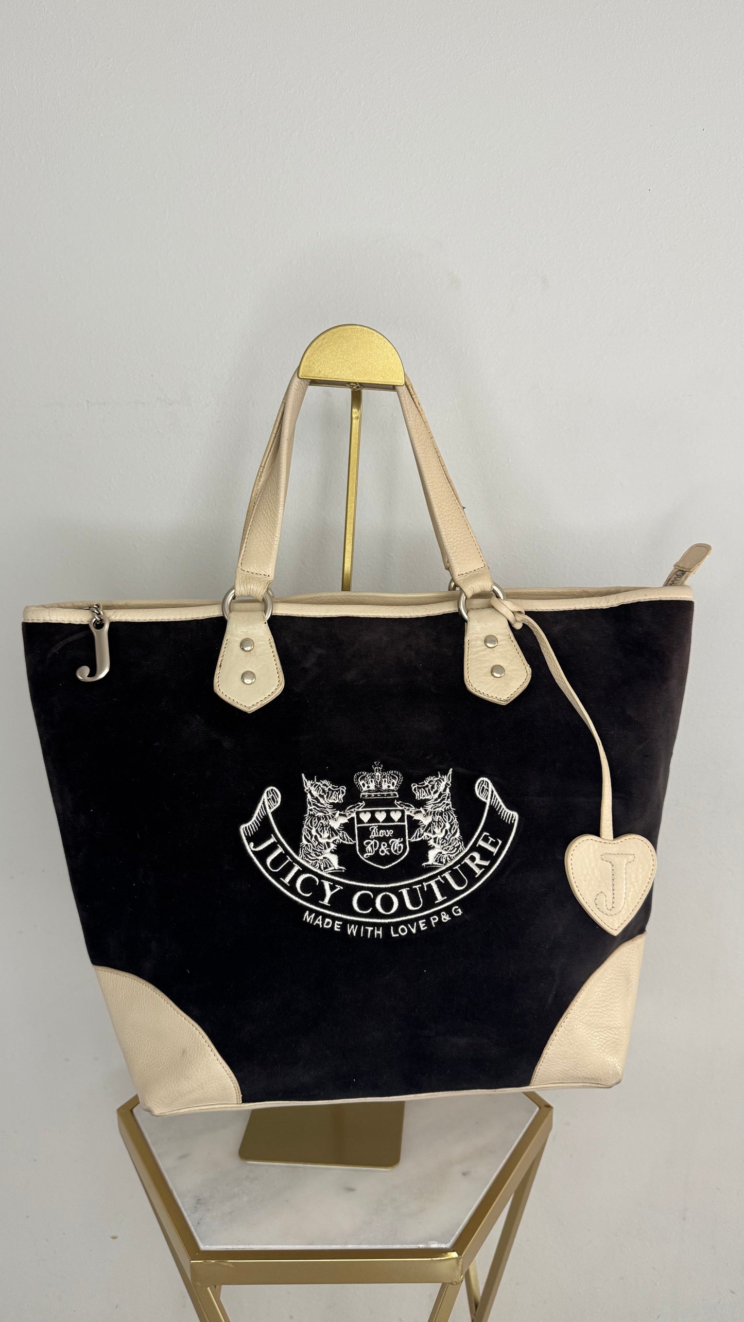 Vintage Juicy Couture XL Velour Tote