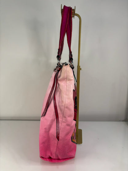Coach Poppy Pink Tote RARE