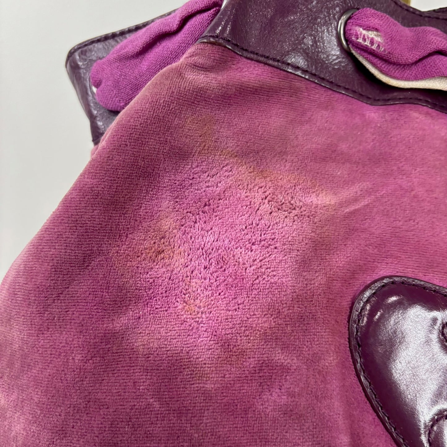 Vintage Juicy Couture Purple Velour Daydreamer Bag