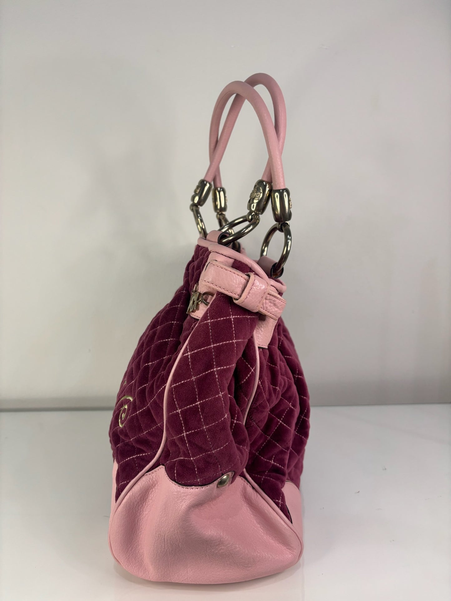 Rare Vintage Juicy Couture Quilted Pink Bag