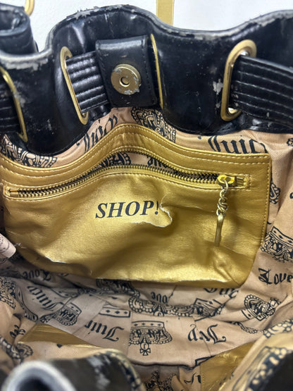 Juicy Couture Vintage Scottie Black Satchel