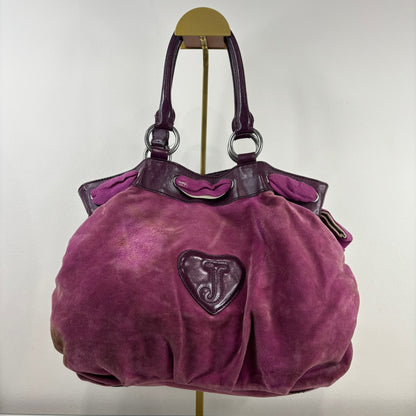 Vintage Juicy Couture Purple Velour Daydreamer Bag