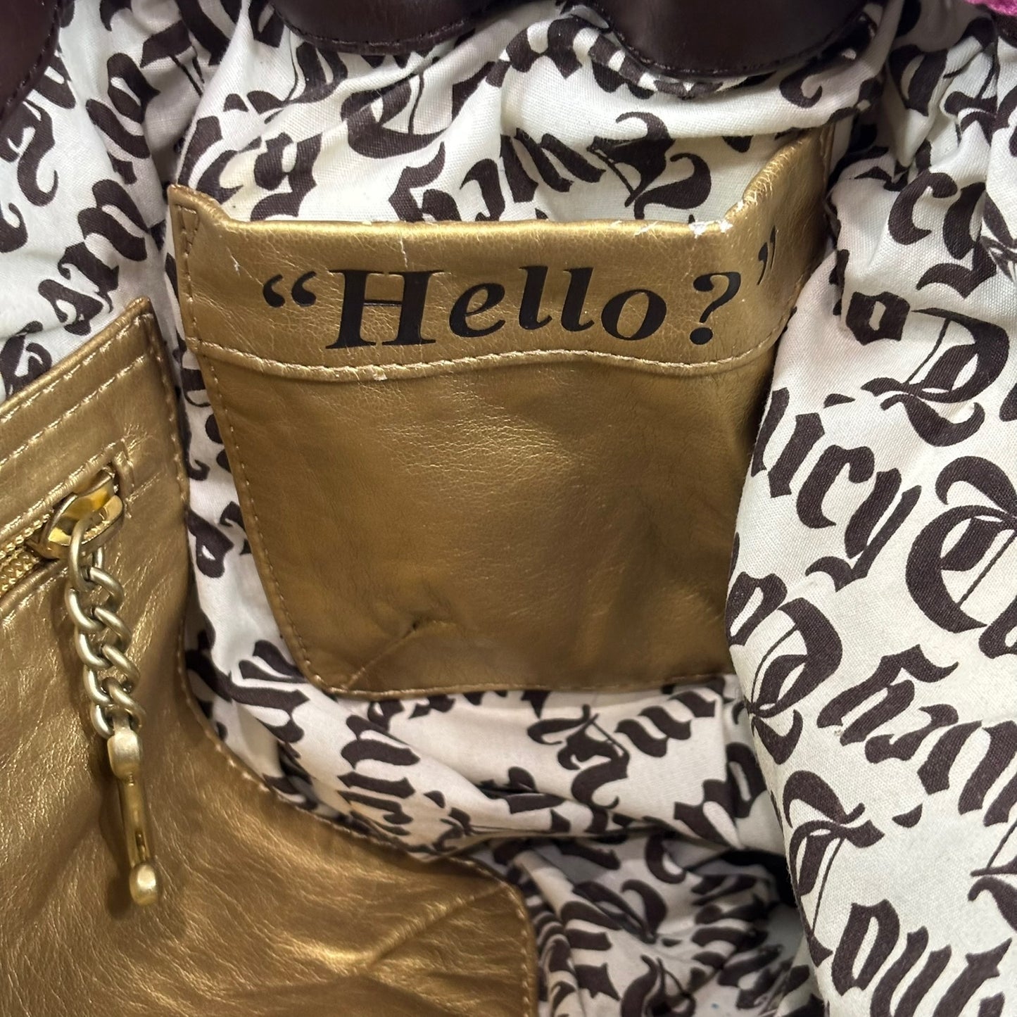 Vintage Juicy Couture Pink Cherry Bag