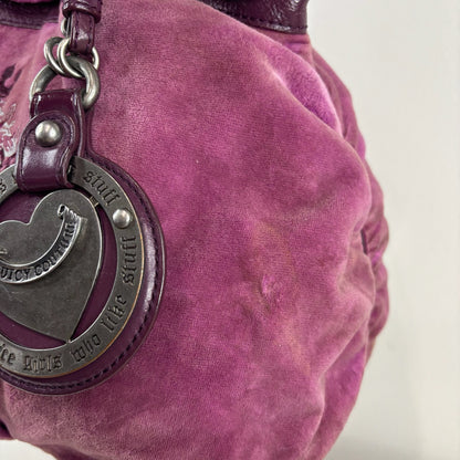 Vintage Juicy Couture Purple Velour Daydreamer Bag