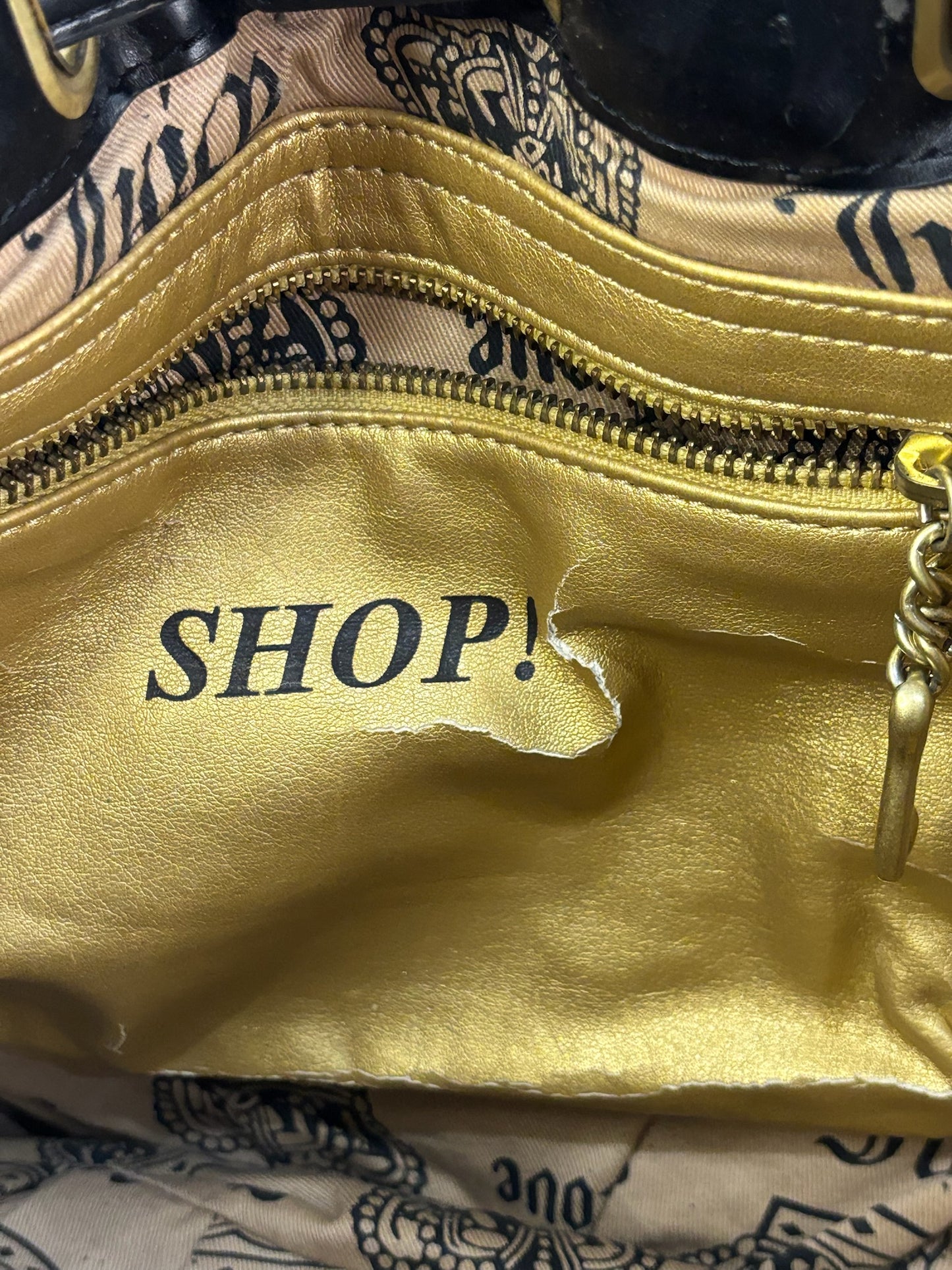 Juicy Couture Vintage Scottie Black Satchel