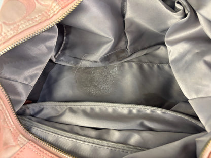 Vintage Coach Ashley Peony Pink Carryall