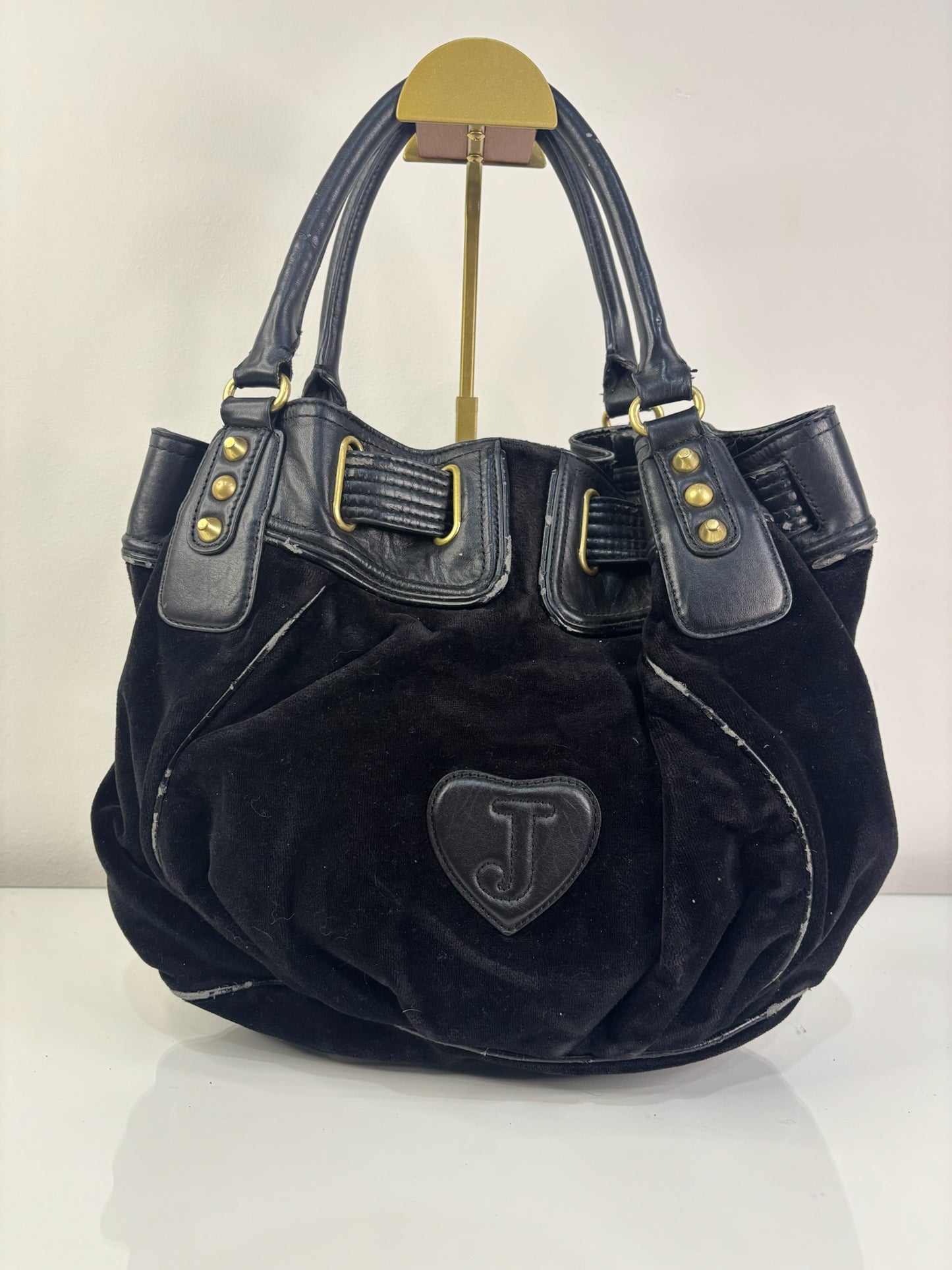Juicy Couture Vintage Scottie Black Satchel