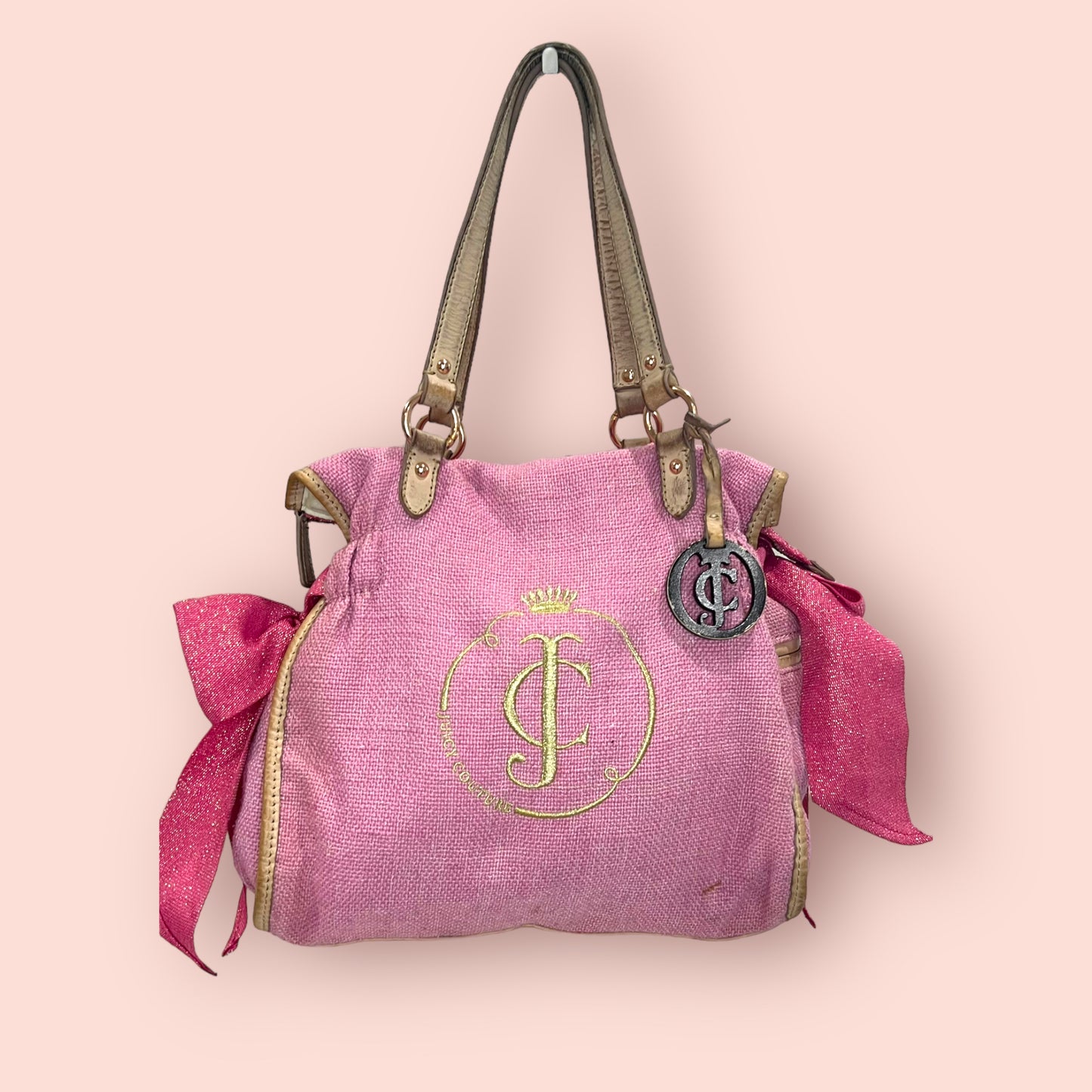 Vintage Juicy Couture Pink Bow Bag