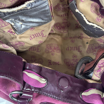 Vintage Juicy Couture Purple Velour Daydreamer Bag