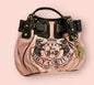 Rare Vintage Juicy Couture Pink Brown Scottie Hobo Bag