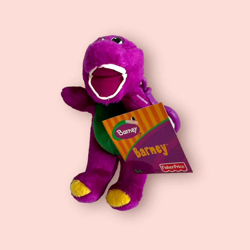 Vintage Barney 5” Keychain Clip-on – En Rose Vintage