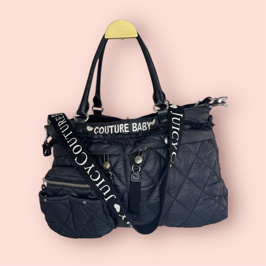 Vintage Juicy Couture Baby Black Diaper Bag