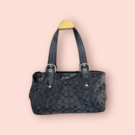 Vintage Y2K Black Coach Soho Bag