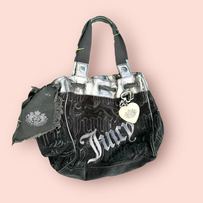 Vintage Juicy Couture Black & Silver Daydreamer